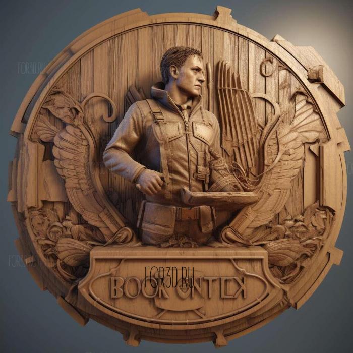 Booker DeWitt BioShock Infinite 3 stl model for CNC